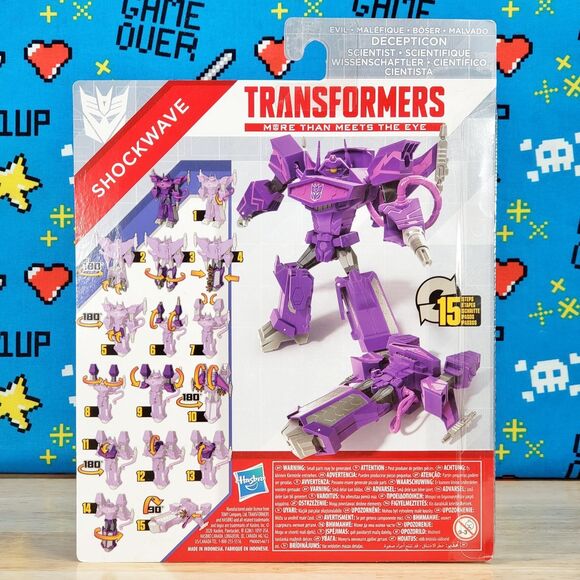 Hasbro Transformers Authentics Shockwave 7" 2020 Decepticon Action Figure New - Picture 4 of 9